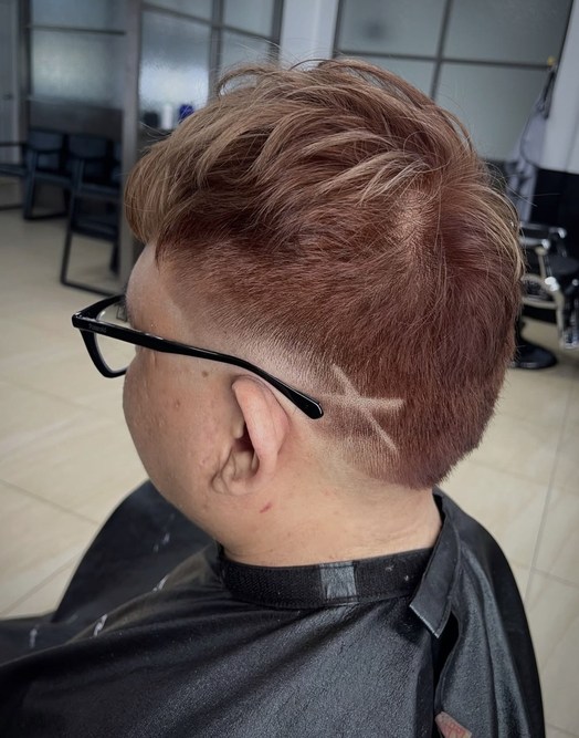 Men's haircut by Salon Fusion