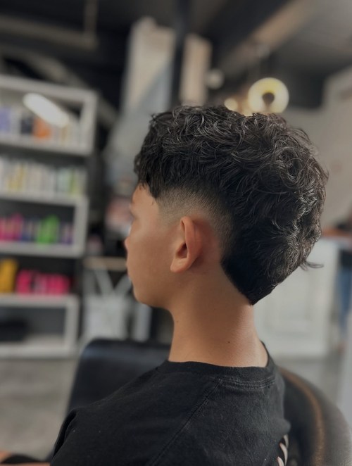 Kid's haircut by Salon Fusion